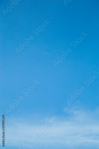 Photography Vertical image white clouds in the blue sky