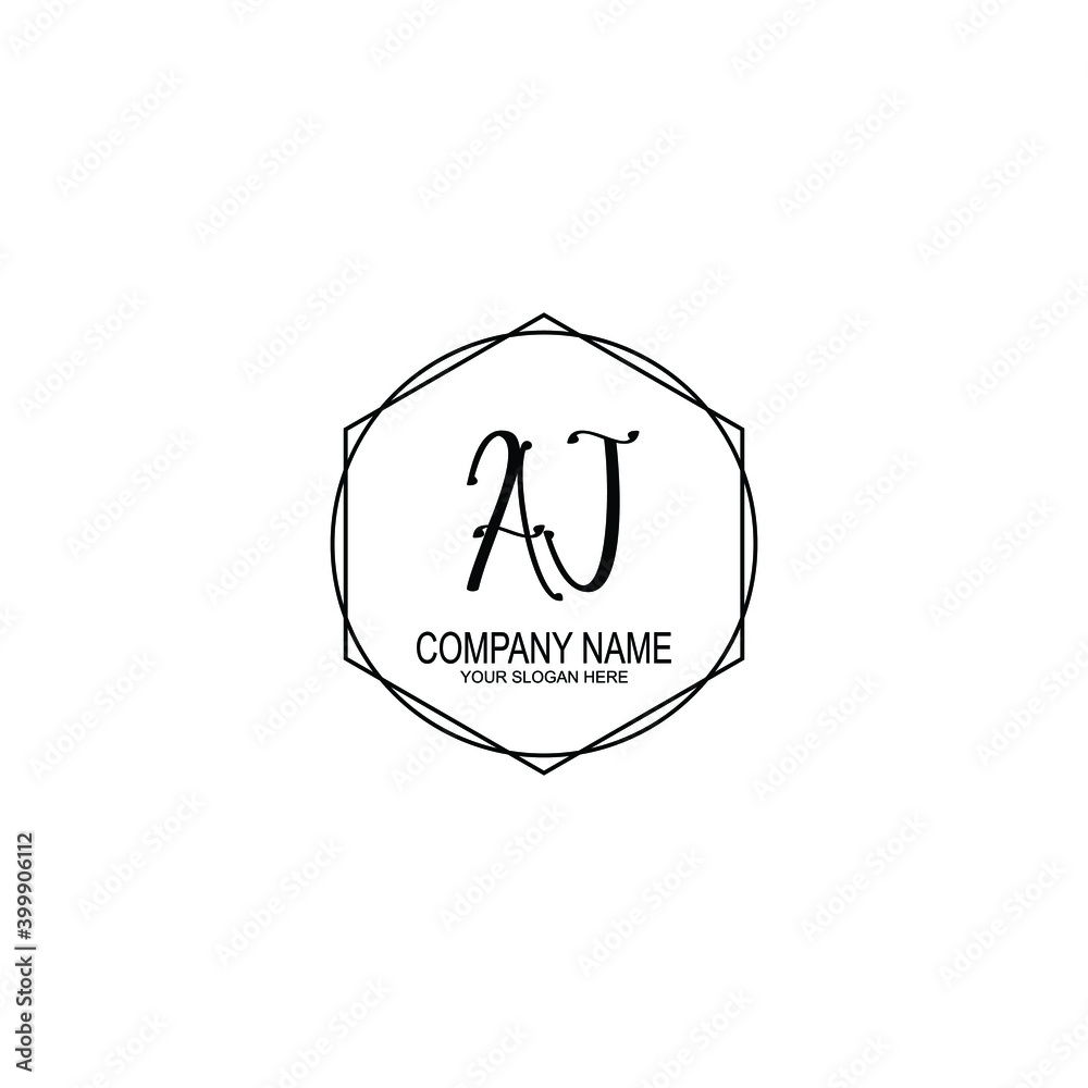 Initial AJ Handwriting, Wedding Monogram Logo Design, Modern Minimalistic and Floral templates for Invitation cards
Initial AJ Handwriting, Wedding Monogram Logo Design, Modern Minimalistic and Floral templates for Invitation cards