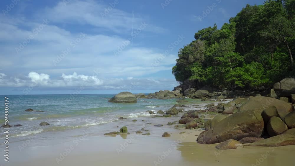 Beautiful beach background at small beach Khaolak Phang Nga Beautiful beach background at small beach Khaolak Phang Nga