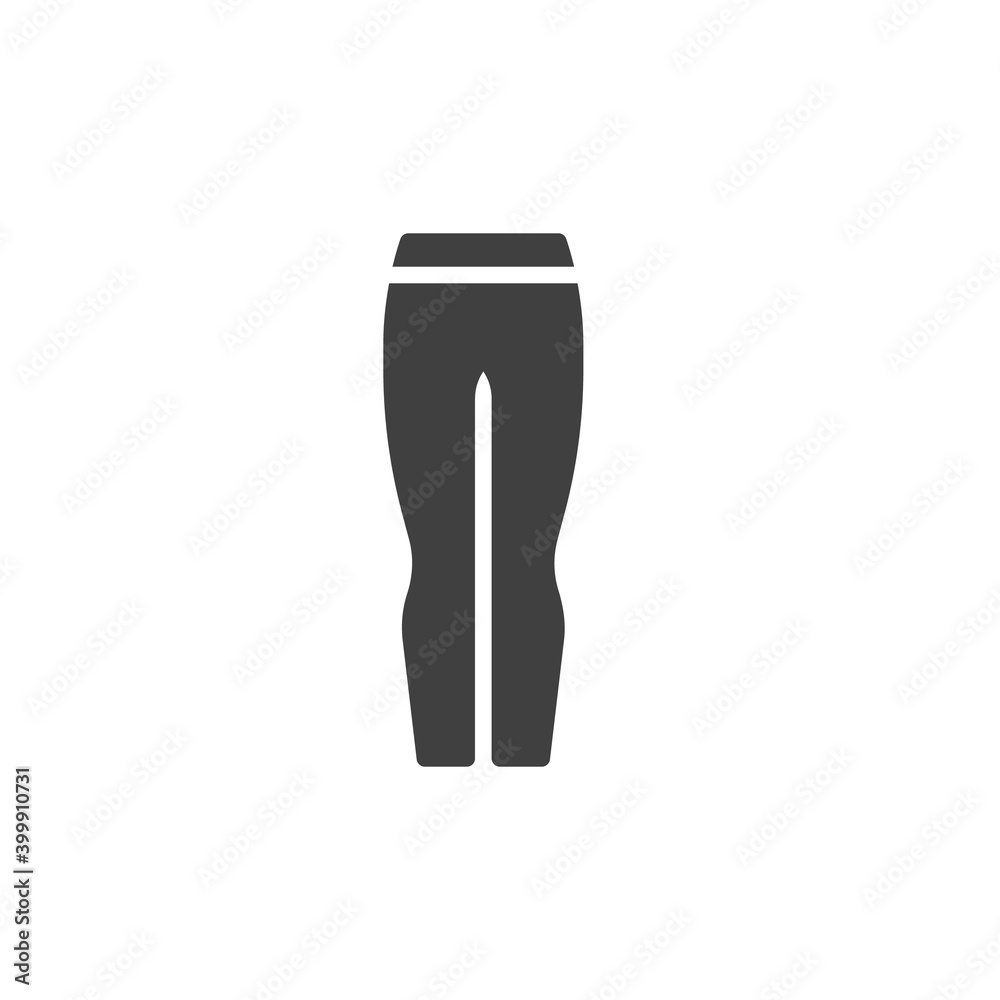 Woman leggings vector icon. filled flat sign for mobile concept and web design. Woman pants glyph icon. Symbol, logo illustration. Vector graphics Woman leggings vector icon. filled flat sign for mobile concept and web design. Woman pants glyph icon. Symbol, logo illustration. Vector graphics