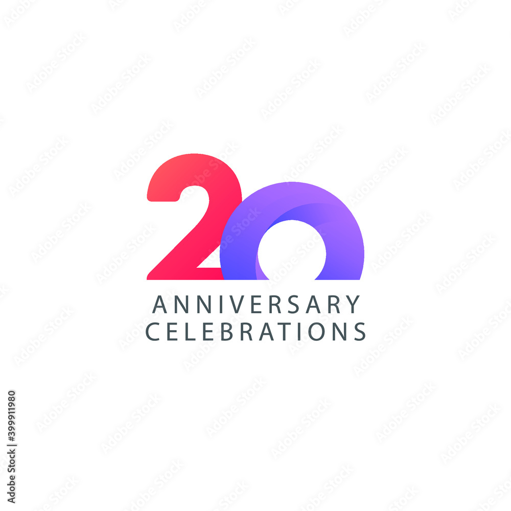 20 year anniversary design template. 20 year anniversary design template.