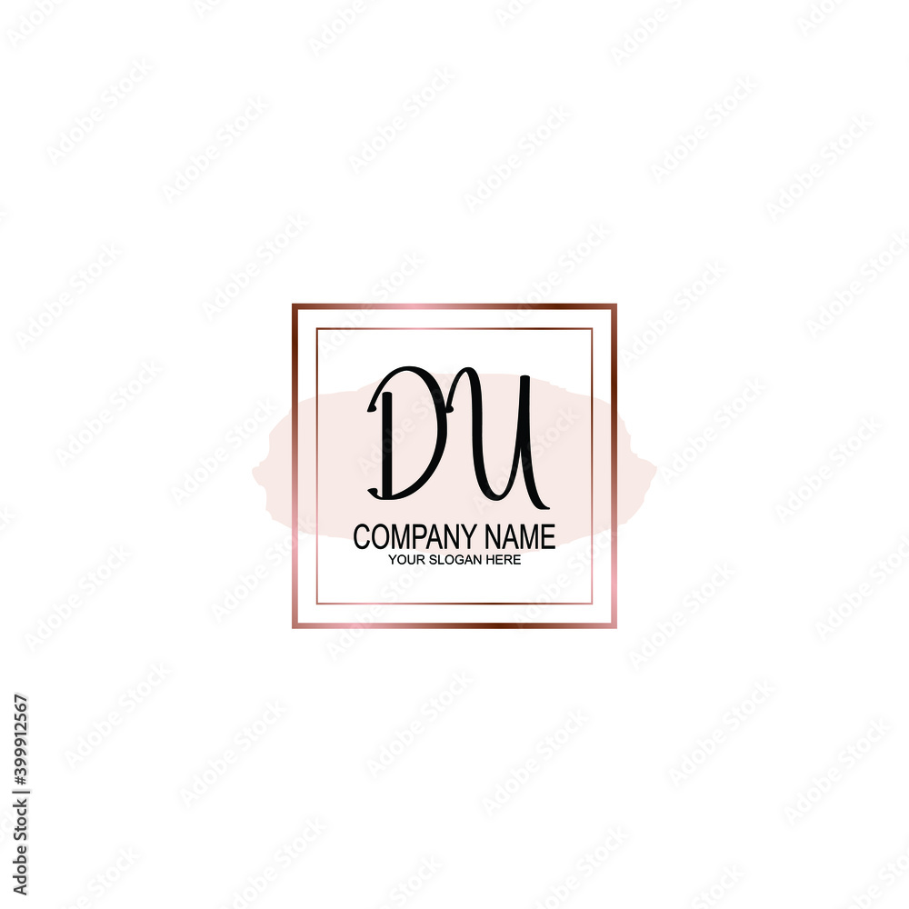 Initial DU Handwriting, Wedding Monogram Logo Design, Modern Minimalistic and Floral templates for Invitation cards
Initial DU Handwriting, Wedding Monogram Logo Design, Modern Minimalistic and Floral templates for Invitation cards