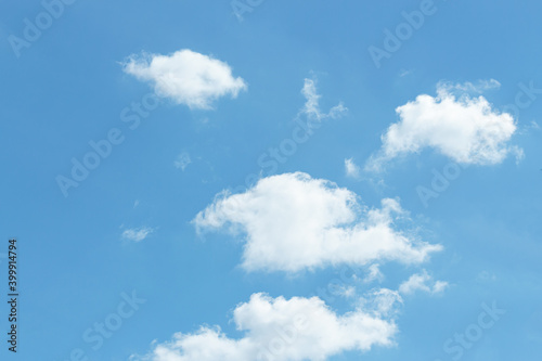 blue sky with clouds