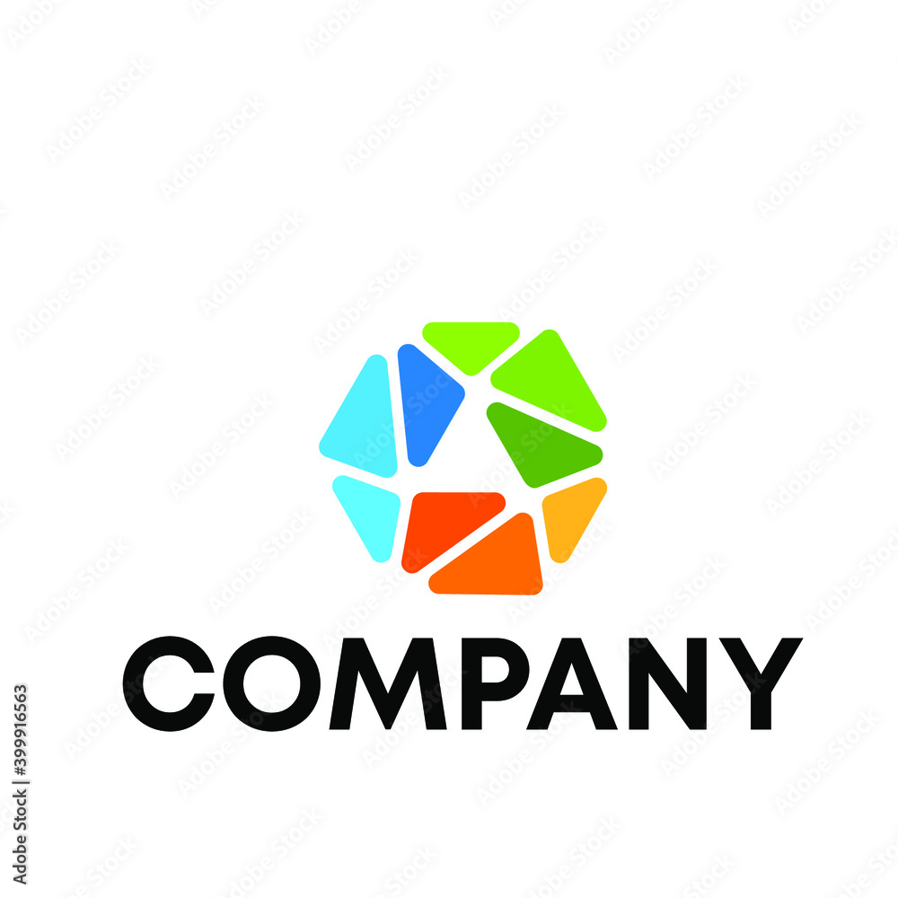 abstract rotation loop logo design vector sign abstract rotation loop logo design vector sign