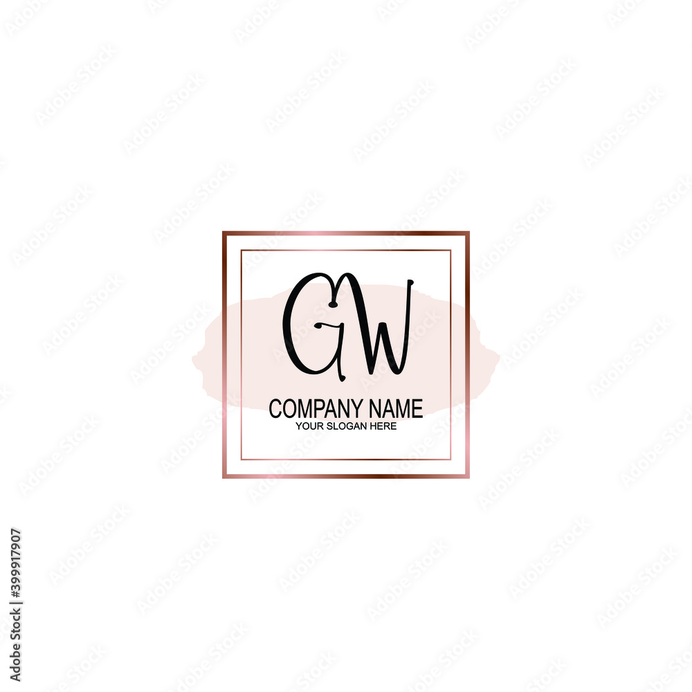Initial GW Handwriting, Wedding Monogram Logo Design, Modern Minimalistic and Floral templates for Invitation cards
Initial GW Handwriting, Wedding Monogram Logo Design, Modern Minimalistic and Floral templates for Invitation cards