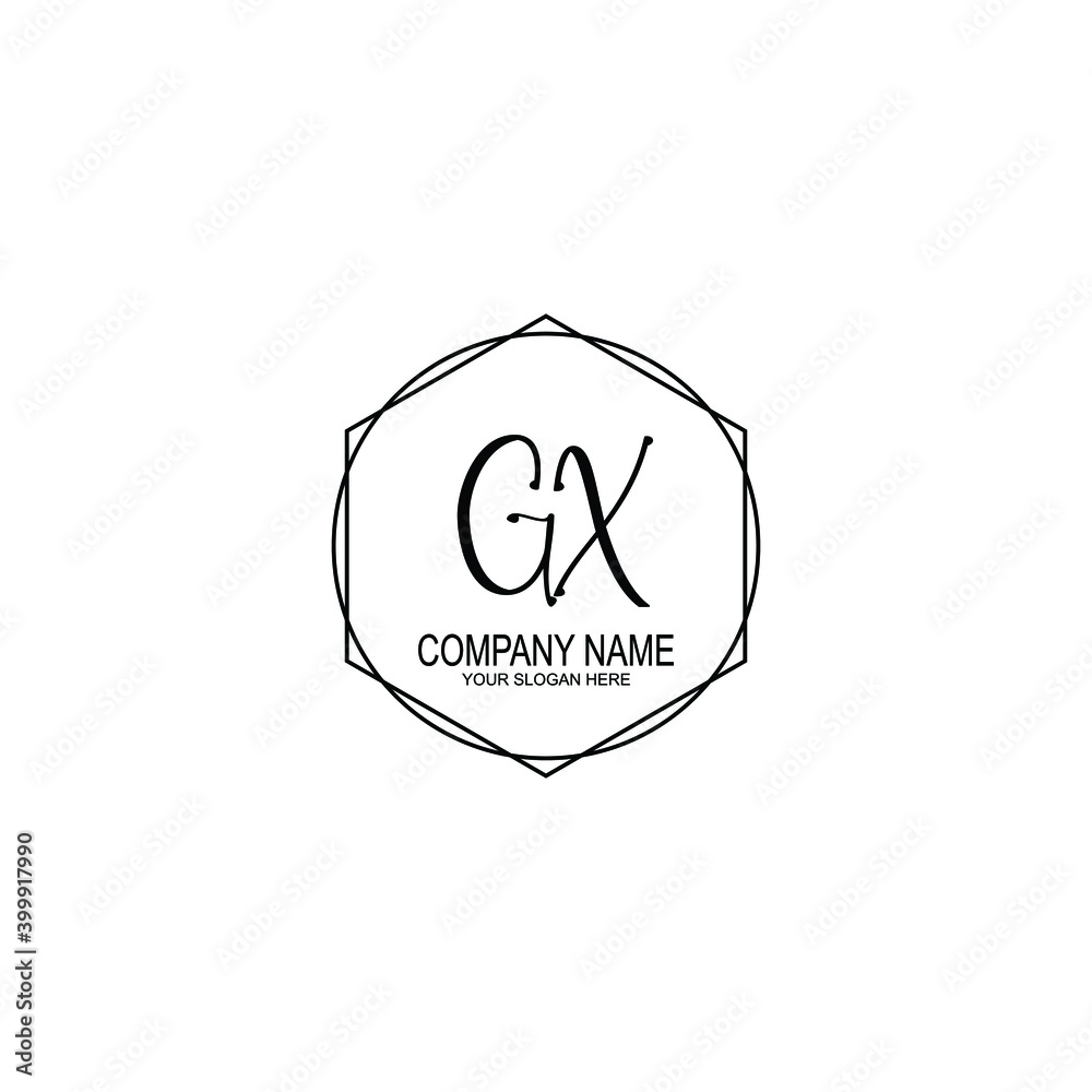 Initial GX Handwriting, Wedding Monogram Logo Design, Modern Minimalistic and Floral templates for Invitation cards
Initial GX Handwriting, Wedding Monogram Logo Design, Modern Minimalistic and Floral templates for Invitation cards