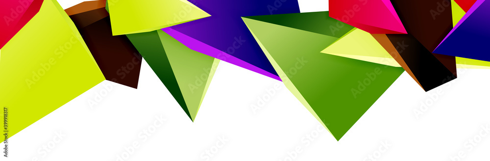Triangle mosaic abstract background, 3d triangular low poly shapes. Geometric vector illustration for covers, banners, flyers and posters and other Triangle mosaic abstract background, 3d triangular low poly shapes. Geometric vector illustration for covers, banners, flyers and posters and other