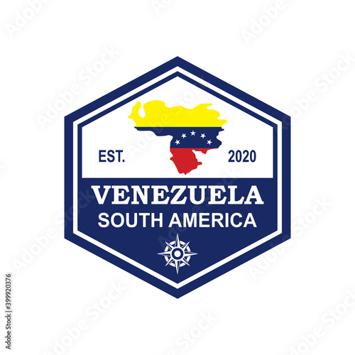 Venezuela Map Vector , Country Logo