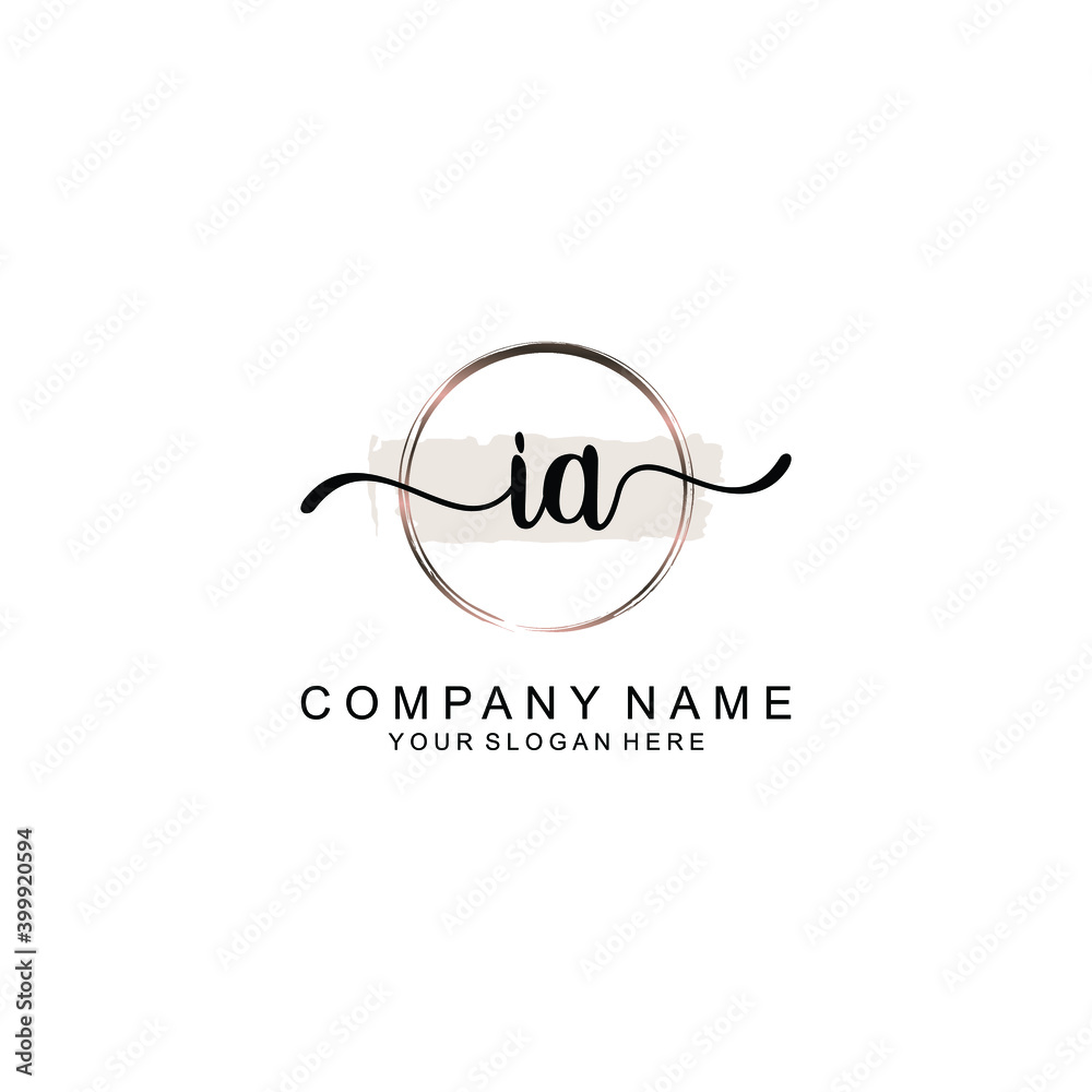 Initial IA Handwriting, Wedding Monogram Logo Design, Modern Minimalistic and Floral templates for Invitation cards
Initial IA Handwriting, Wedding Monogram Logo Design, Modern Minimalistic and Floral templates for Invitation cards