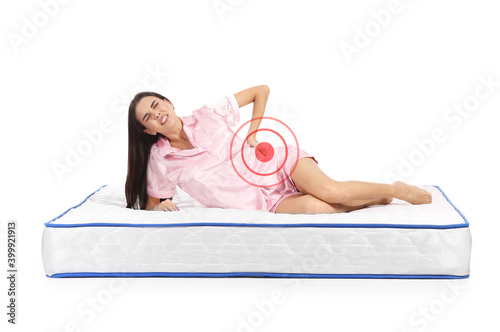 Young woman suffering from ...