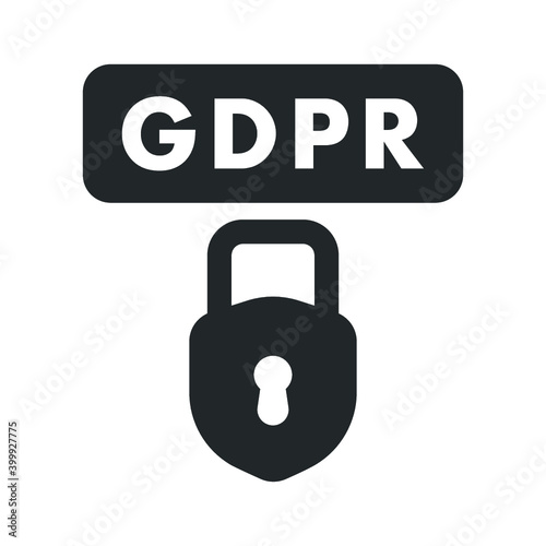 GDPR lock icon