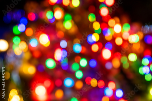 Abstract holiday lights