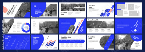 Geometric Graphic Design Project Proposal Presentation. Infographic Slide Template. For use in Presentation, Flyer and Leaflet, SEO, Marketing, Webinar Landing Page Template, Website Design, Banner.
