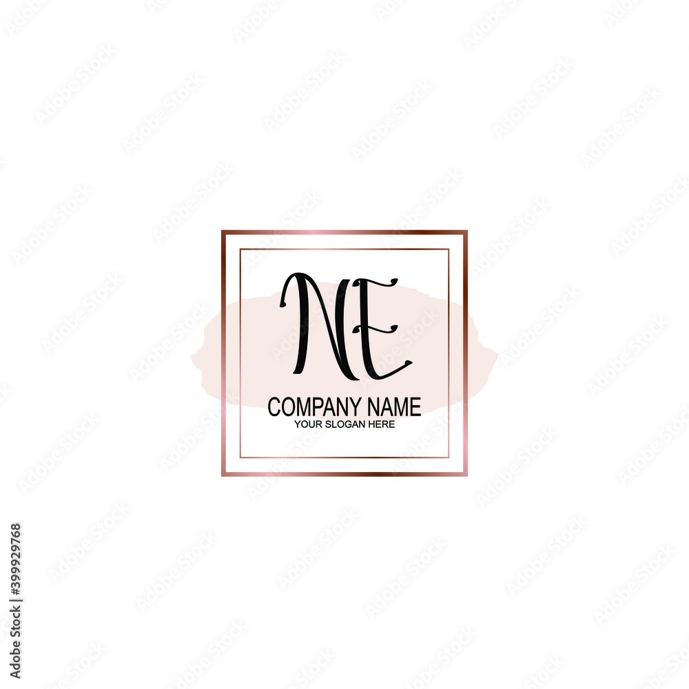 Initial NE Handwriting, Wedding Monogram Logo Design, Modern Minimalistic and Floral templates for Invitation cards
Initial NE Handwriting, Wedding Monogram Logo Design, Modern Minimalistic and Floral templates for Invitation cards