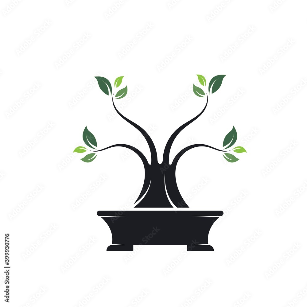 bonsai plant icon vector illustration design bonsai plant icon vector illustration design