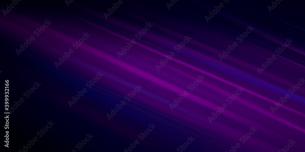abstract simple monotonous black background with diagonal rays of magenta and blue colors.
