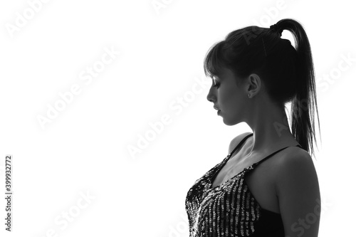Silhouette of beautiful you...