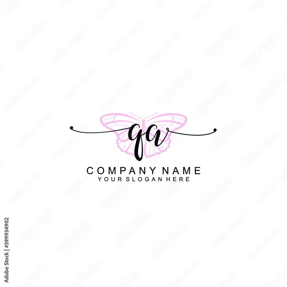 Initial QA Handwriting, Wedding Monogram Logo Design, Modern Minimalistic and Floral templates for Invitation cards
Initial QA Handwriting, Wedding Monogram Logo Design, Modern Minimalistic and Floral templates for Invitation cards