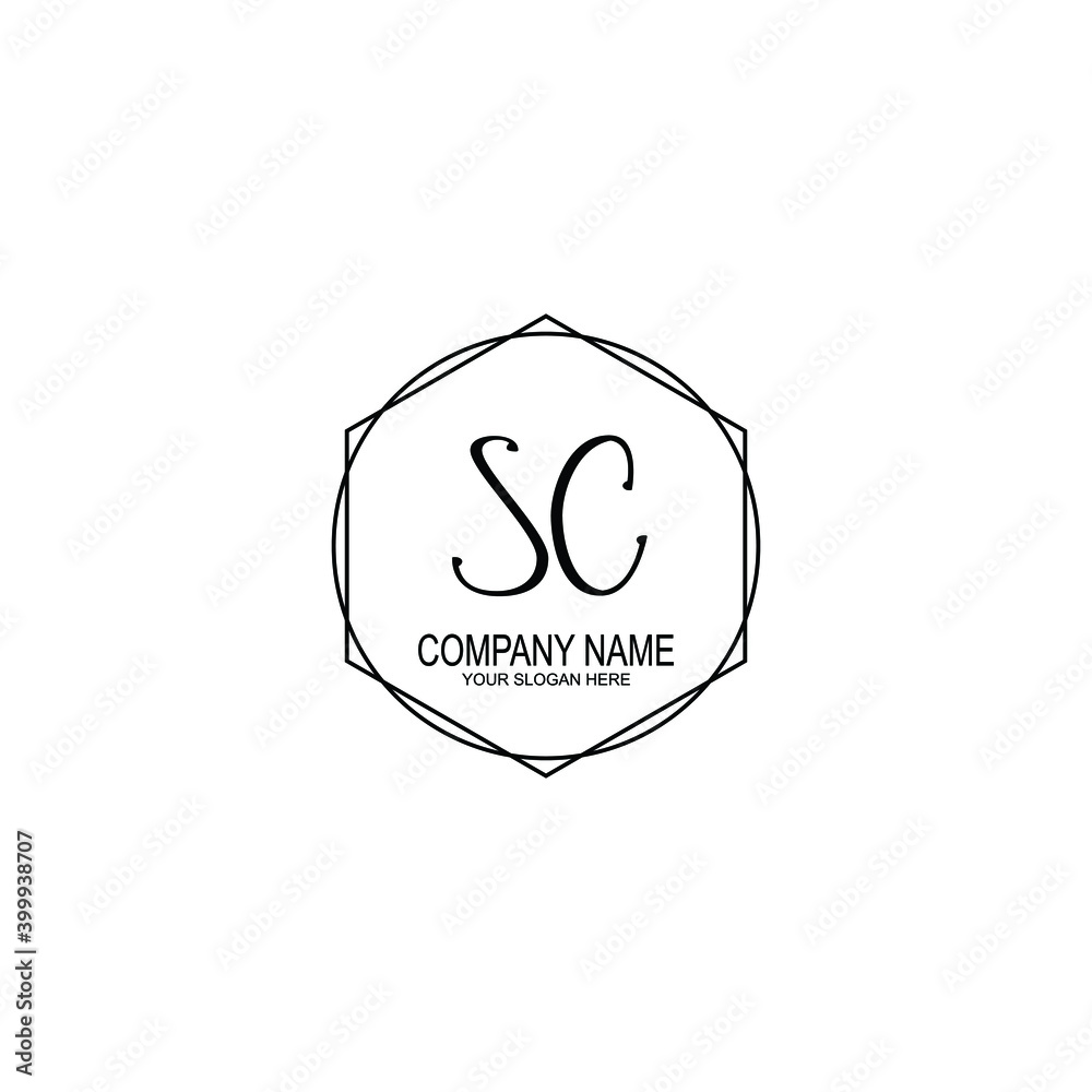 Initial SC Handwriting, Wedding Monogram Logo Design, Modern Minimalistic and Floral templates for Invitation cards
Initial SC Handwriting, Wedding Monogram Logo Design, Modern Minimalistic and Floral templates for Invitation cards