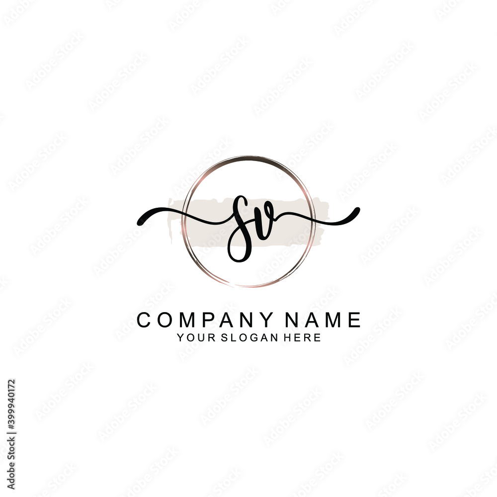 Initial SV Handwriting, Wedding Monogram Logo Design, Modern Minimalistic and Floral templates for Invitation cards
Initial SV Handwriting, Wedding Monogram Logo Design, Modern Minimalistic and Floral templates for Invitation cards