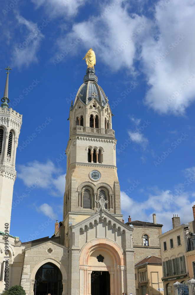 Basilica of Notre-Dame de Fourvière, Lyon, France 