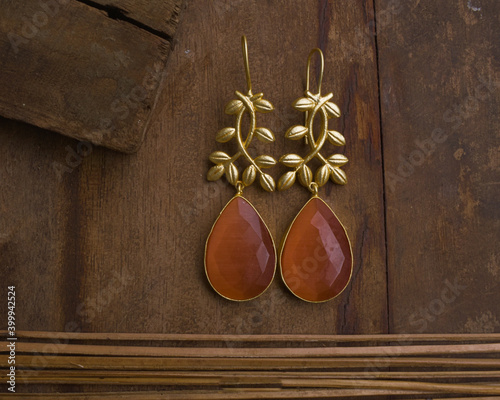 christmas decoration on wooden background