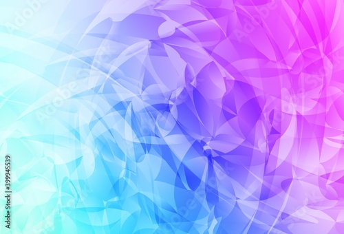 Light Pink, Blue vector texture with abstract forms.