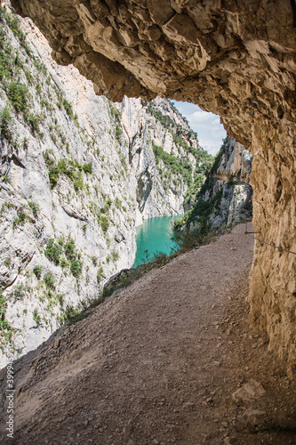 Beautiful Mont-rebei Canyon in Catalonia