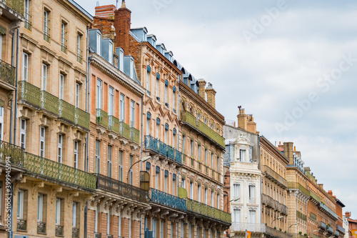 Beautiful facades of Toulouse
