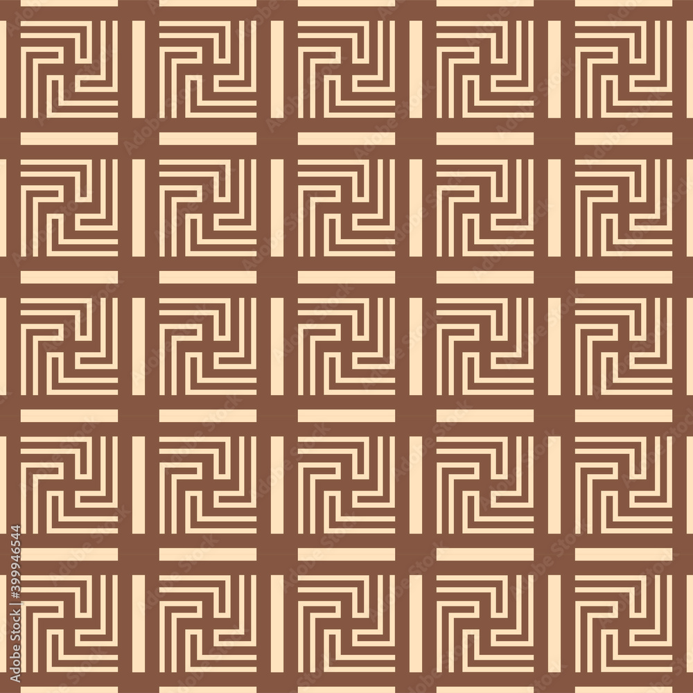 Japanese Square Spiral Vector Seamless Pattern Japanese Square Spiral Vector Seamless Pattern