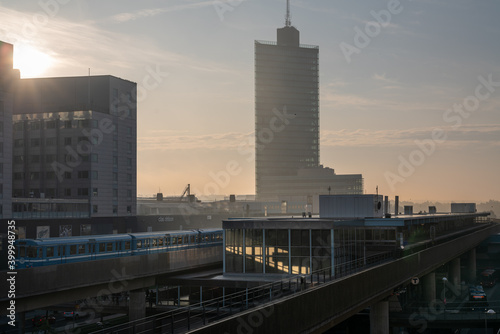 Photography Mist over the subwaystation