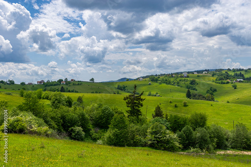 field and blue sky