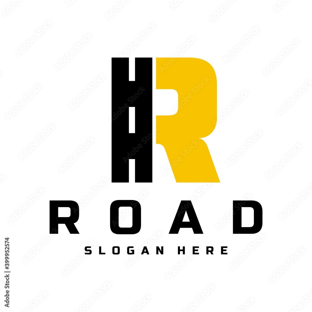 Fototapeta premium ROAD LOGO DESIGN ICON VECTOR
