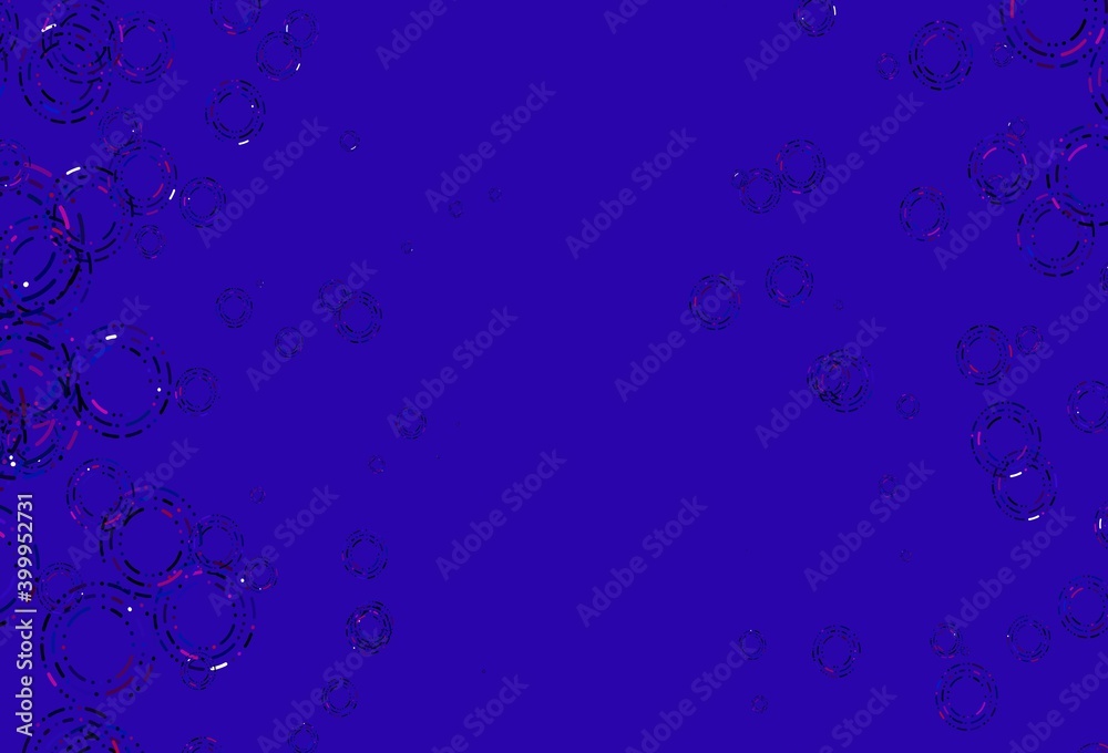 Light Blue, Red vector background with bubbles. Light Blue, Red vector background with bubbles.