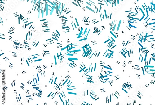 Light BLUE vector template with repeated sticks.