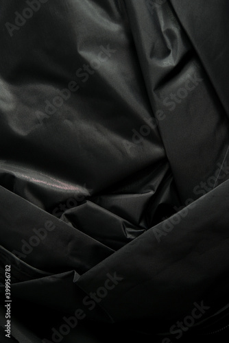 Black canvas fabric texture background