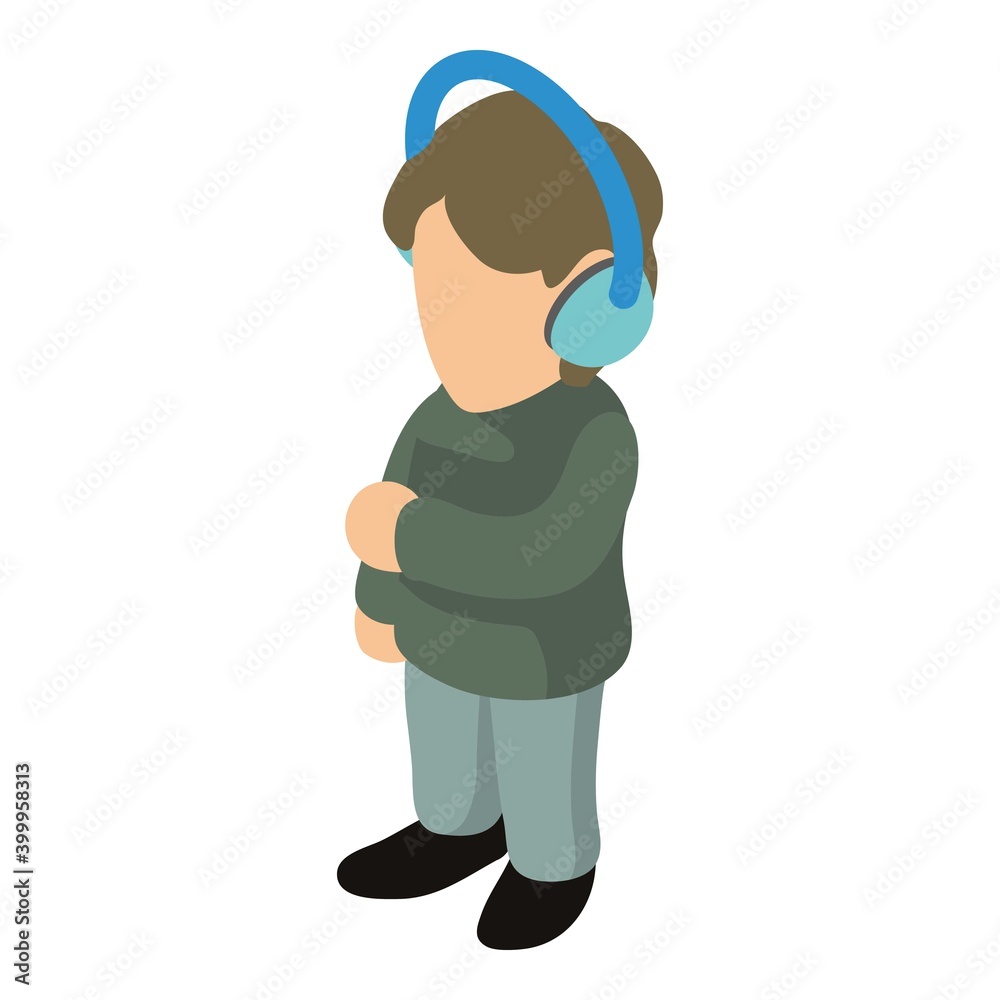Sound producer icon. Isometric illustration of sound producer vector icon for web Sound producer icon. Isometric illustration of sound producer vector icon for web