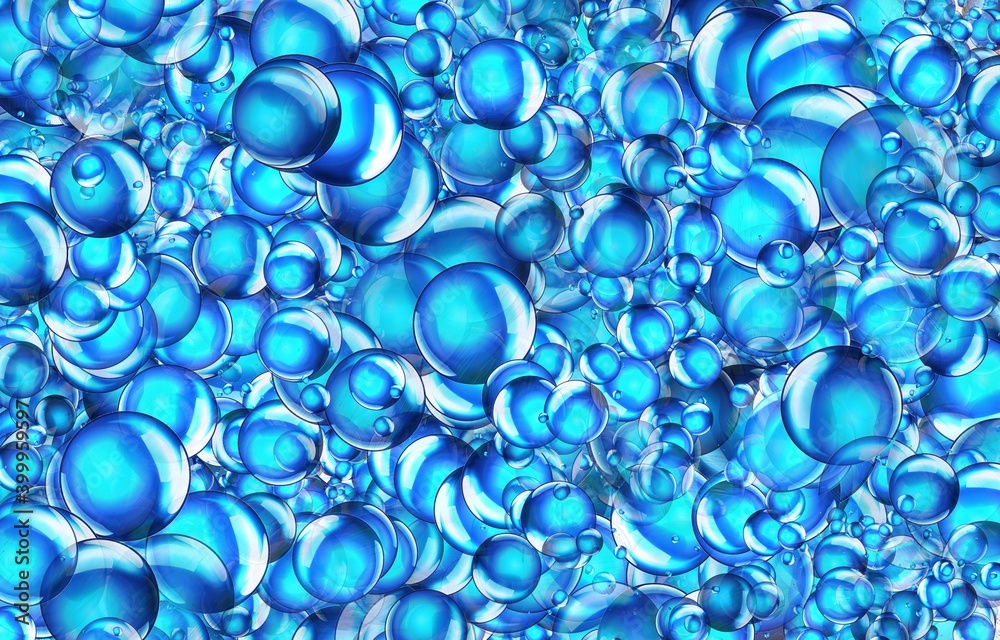abstract background with bubbles. Digital painting abstract background with bubbles. Digital painting