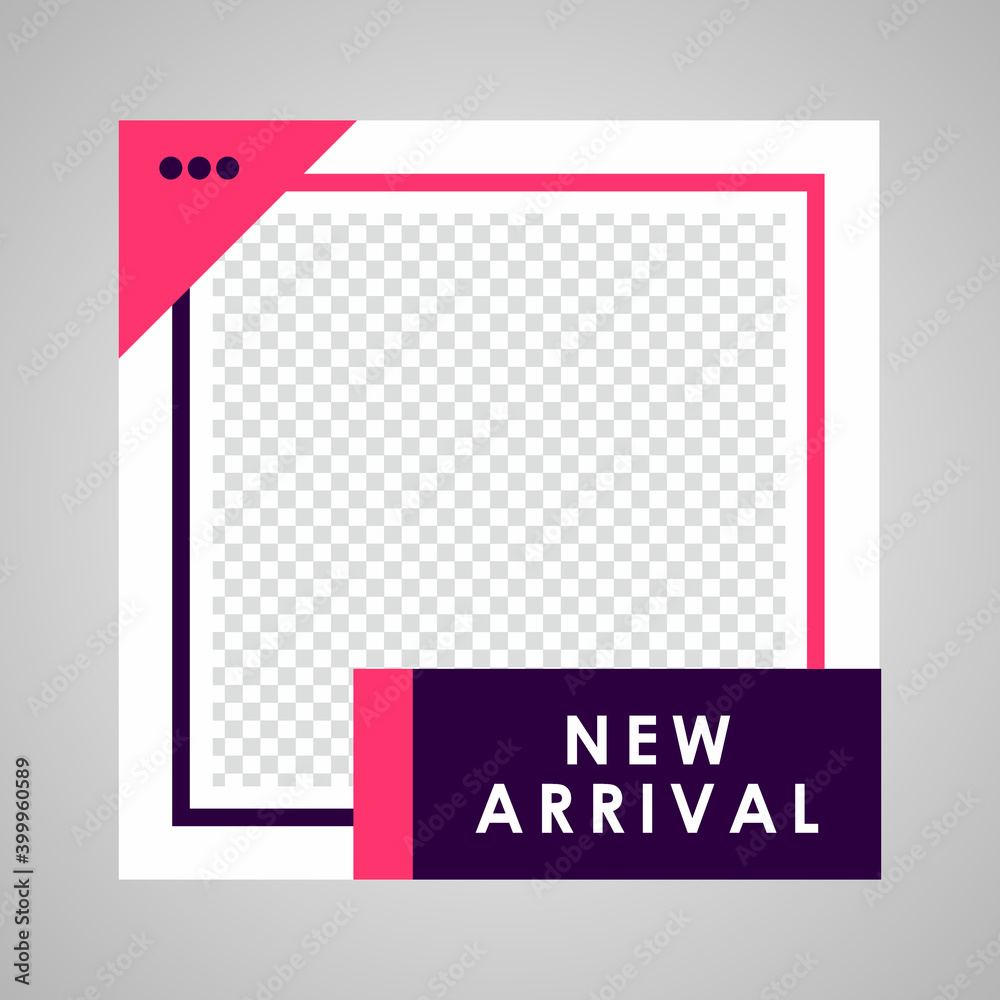 Fototapeta premium Editable Modern Template. Discount Promo Template. Social Media Post Template. Social Media Banner.