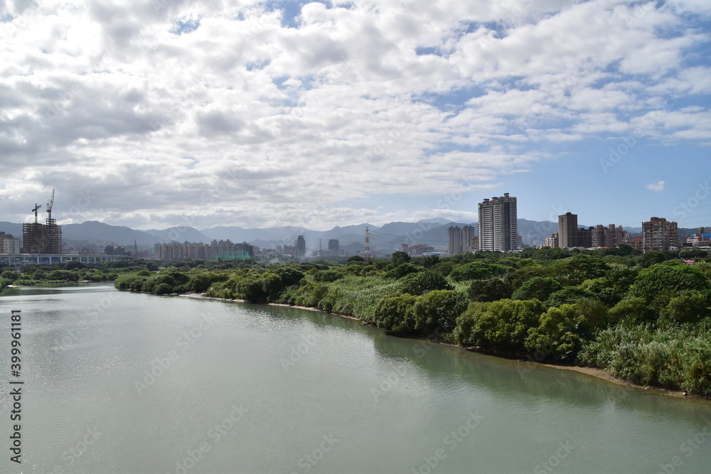 The view of Taipei City The view of Taipei City