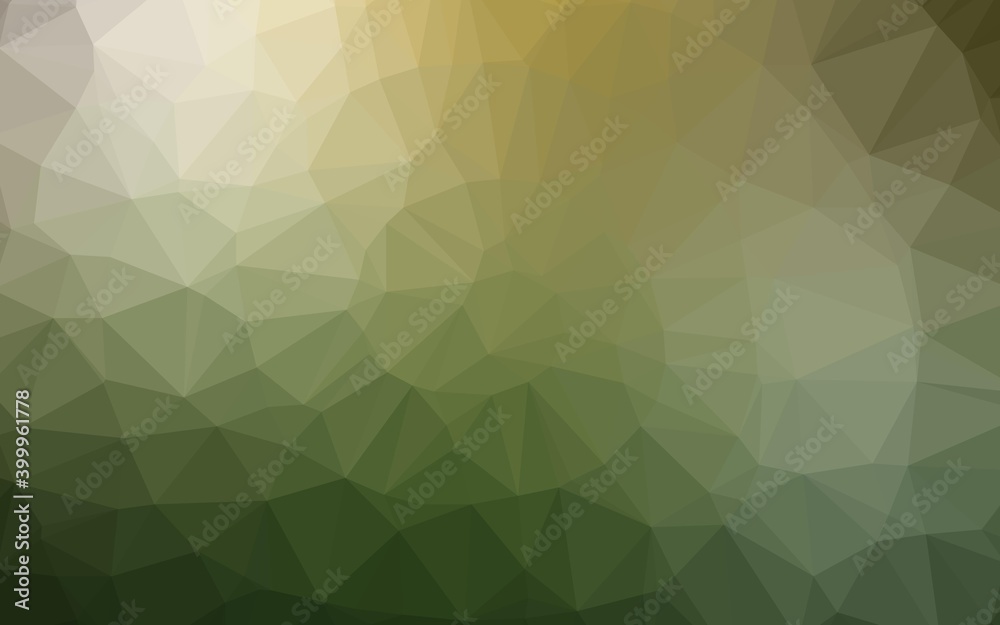Light Green, Yellow vector abstract mosaic pattern. Light Green, Yellow vector abstract mosaic pattern.