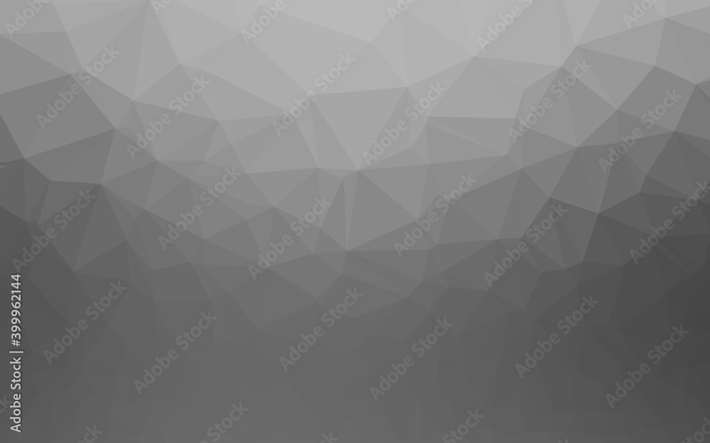 Light Silver, Gray vector triangle mosaic texture. Light Silver, Gray vector triangle mosaic texture.
