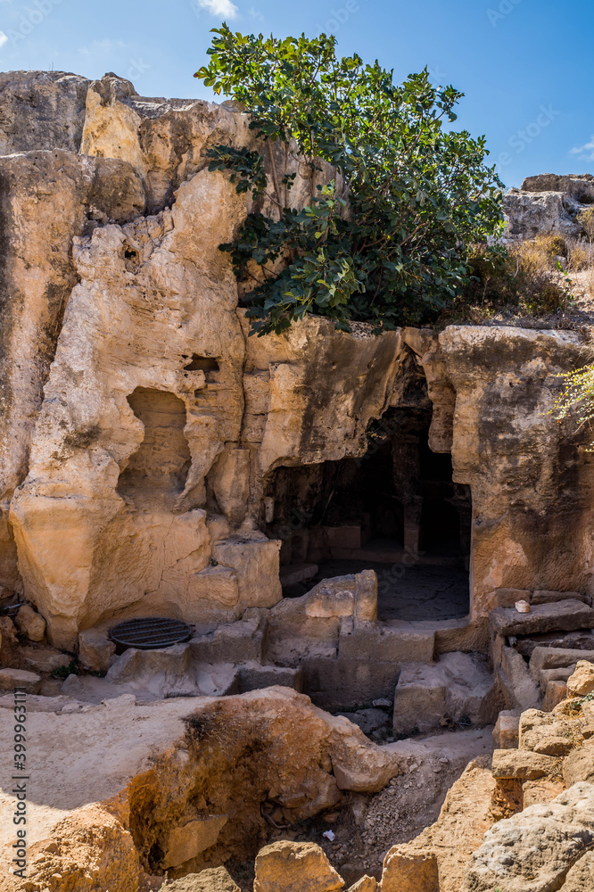 Tombs of the Kings in Paphos, Cyprus. Visited and photographed in September 2017