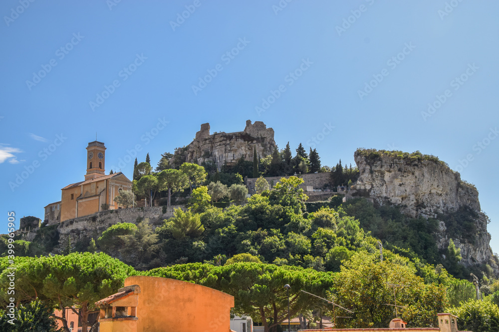 Obraz premium Eze Village exterior, South of France