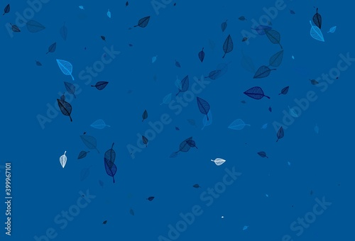 Light BLUE vector hand painted background.