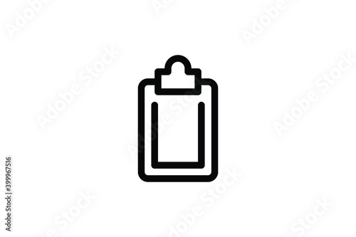 Stationery Outline Icon - Clipboard