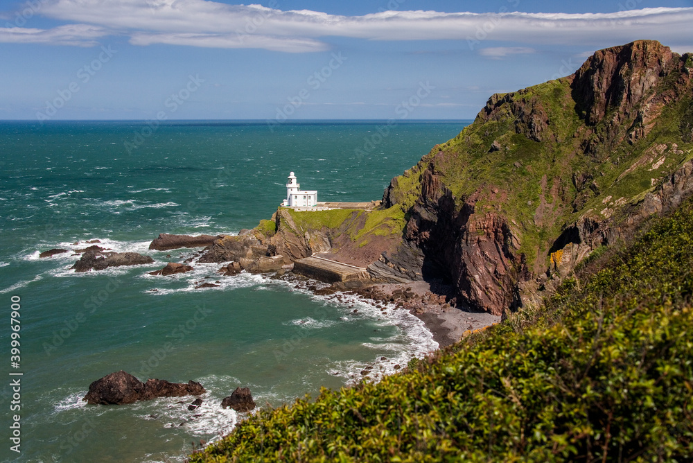 Lighthouse at Hartland Point - Devon - England Lighthouse at Hartland Point - Devon - England