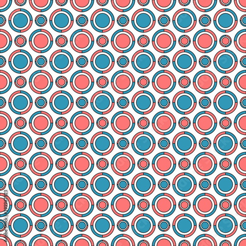 Seamless pattern with circles © bilgea