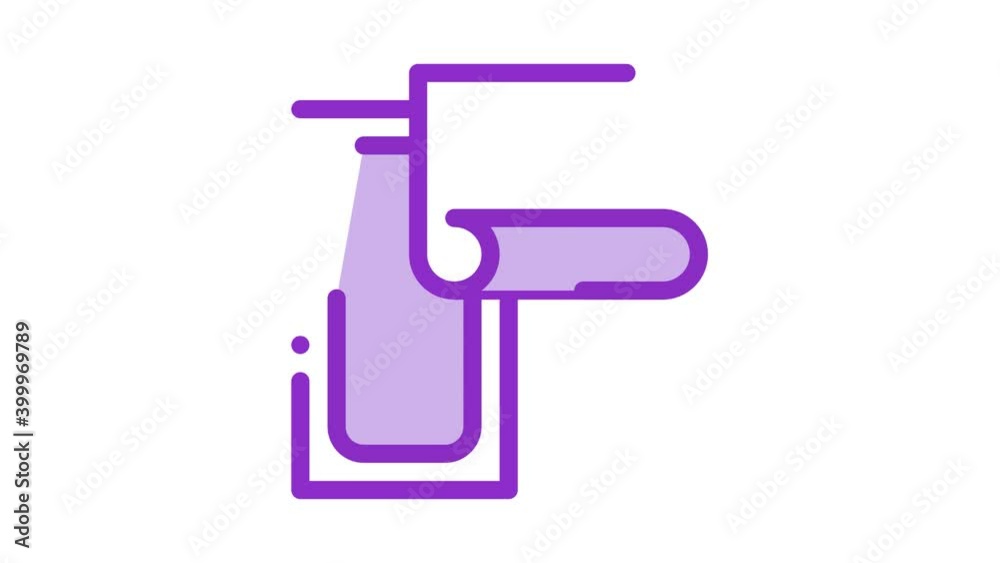 wax stripes Icon Animation. color wax stripes animated icon on white background wax stripes Icon Animation. color wax stripes animated icon on white background