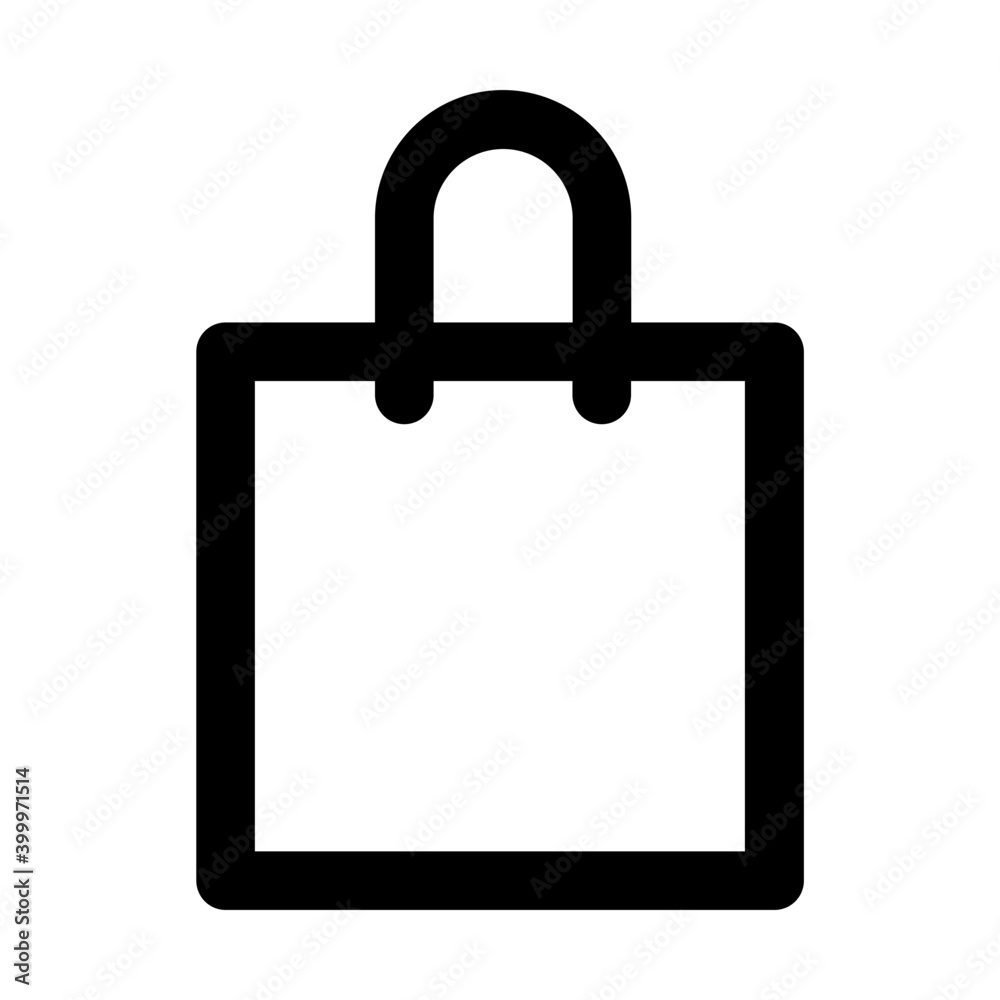 Shop bag icon Shop bag icon